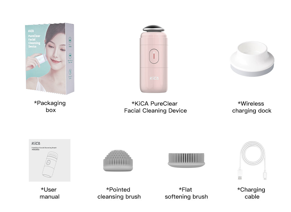 KICA Sonic Facial Cleansing Brush