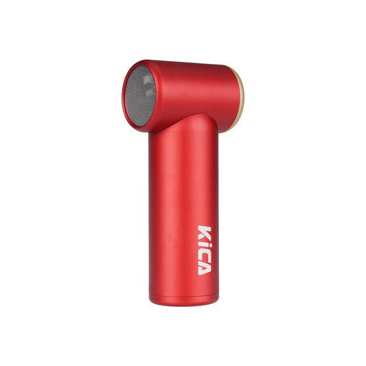KICA JetFan Mini Portable Handheld Turbo Fan - 137g Ultra-Light, 3000mAh Rechargeable, Stepless Speed, for Pets, Outdoor & Daily Use
