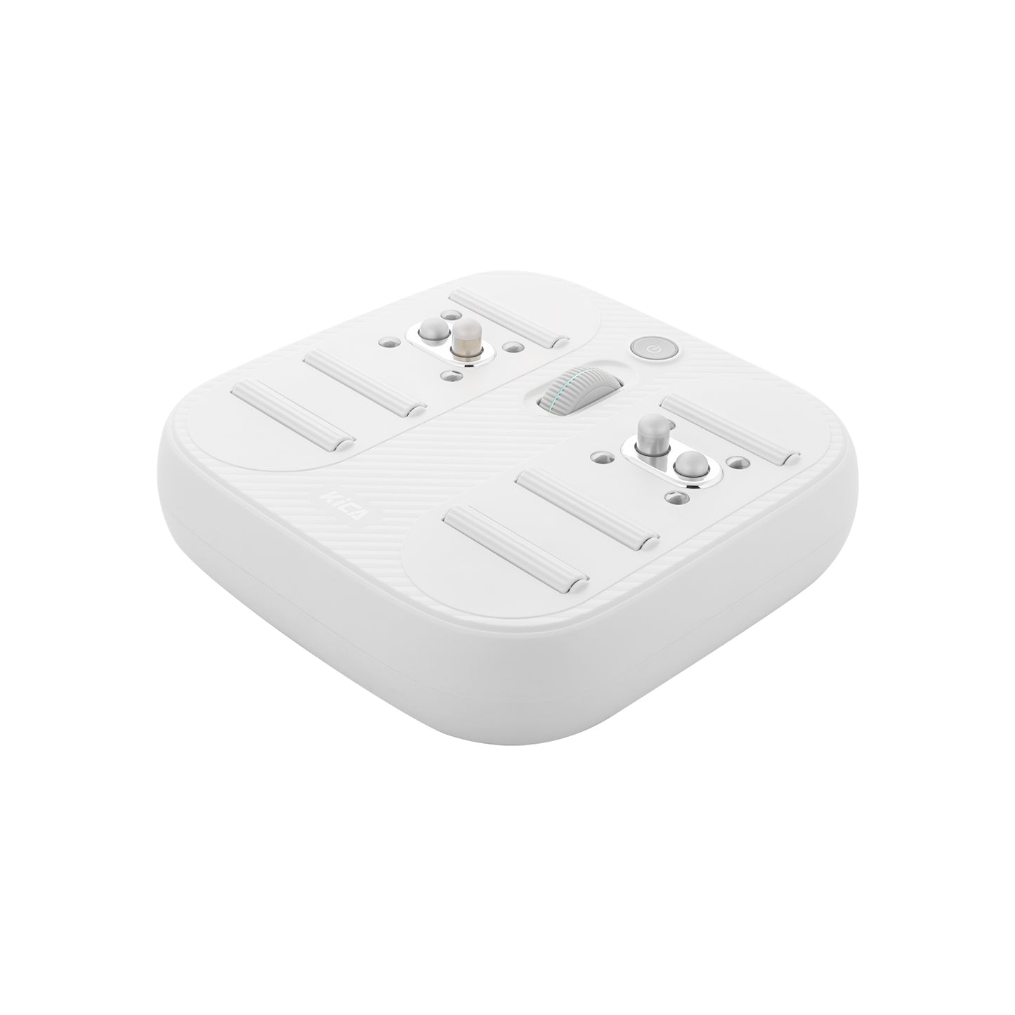 KICA Foot Massager, a portable, wireless foot massager for home use, perfect as a gift for elders during their lunch break or in the car.