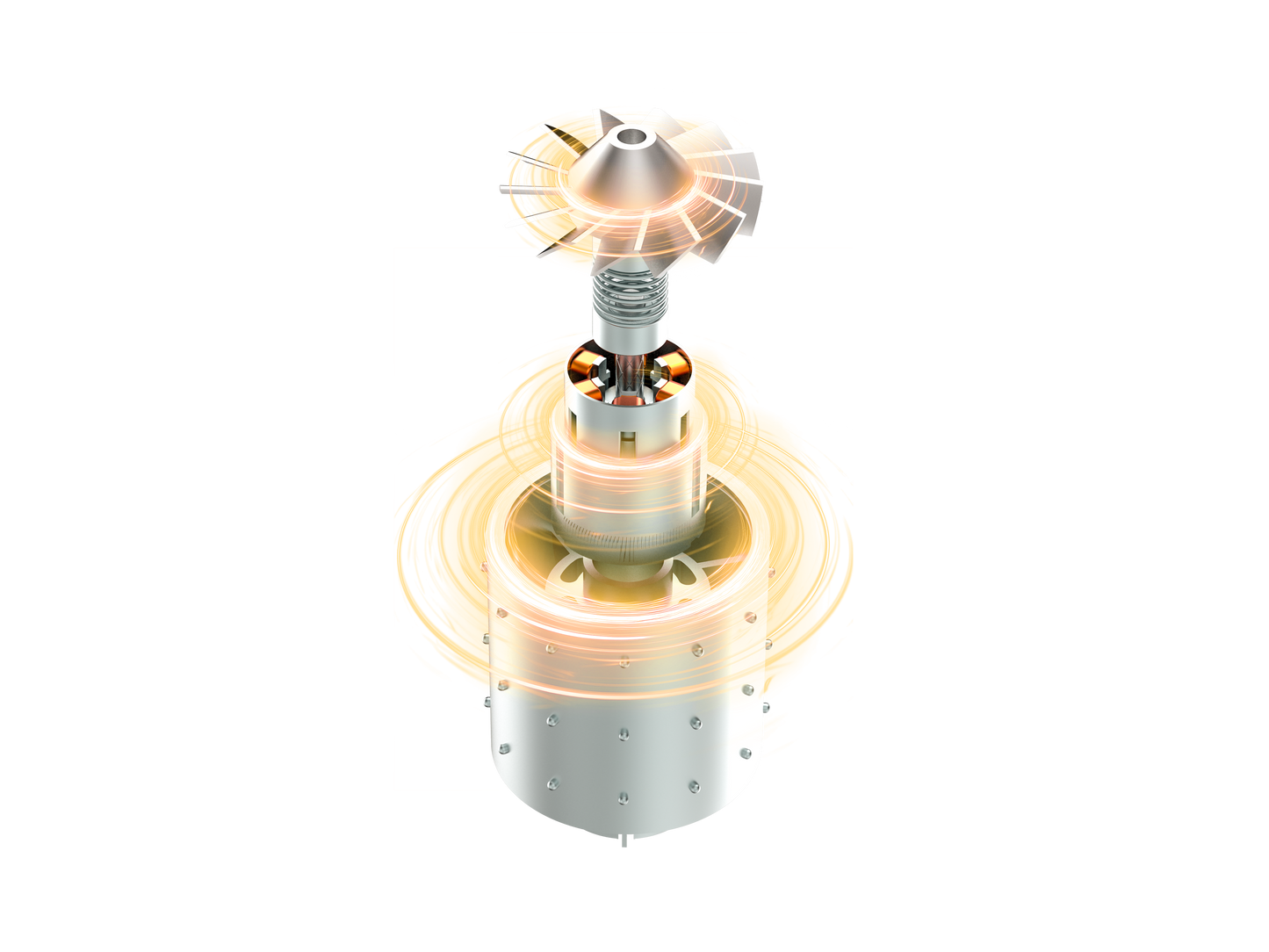 KiCA Jet Fan Ultra – 48m/s High-Speed Portable Turbo Fan, 130000RPM, LED Light, Rechargeable
