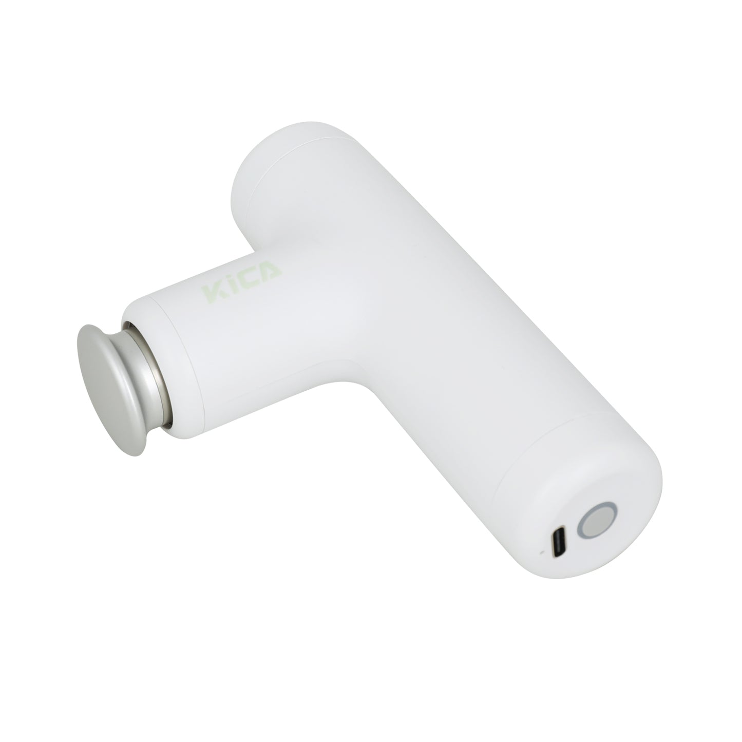 Kica C Mini Massage Gun Deep Tissue Percussion Massager, Portable Pocket Size Muscle Relaxer with 4 Massage Heads for Travel Office Home Gym