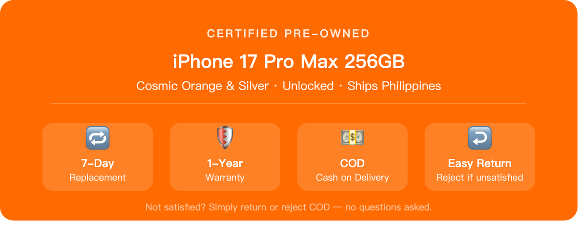 Apple iPhone 17 Pro Max 256GB  Cosmic  Silver