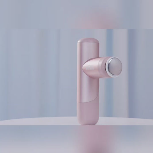 KICA Mini 3 Ultra-Portable Deep Tissue Massage Gun - 255g Lightweight, 7kg Thrust, 4 Heads for Full-Body Relief